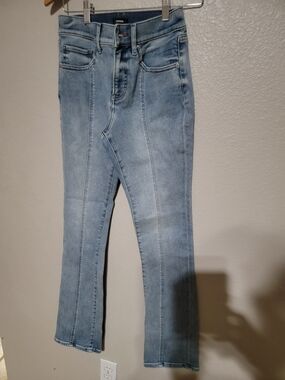 Express Light Blue Wide Leg Jeans